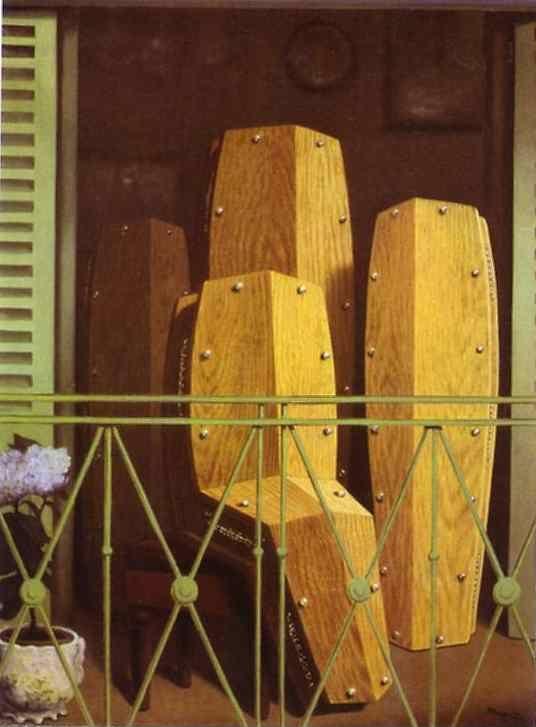 René Magritte. Perspective II: Manet's  Balcony.