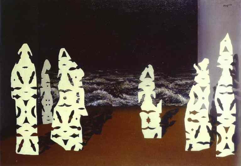 René Magritte. La Parure de l'orage.