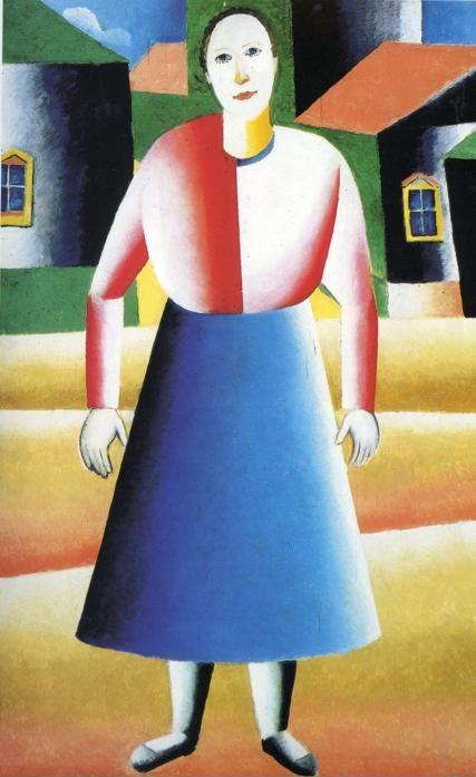 Kazimir Malevich. Girl in the Country.
