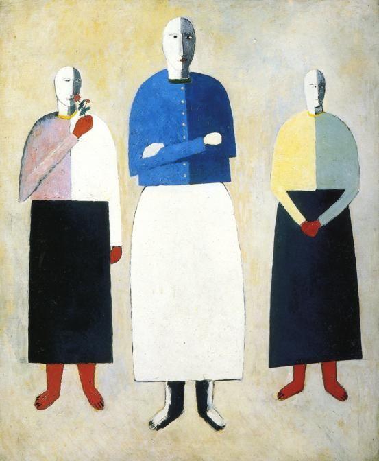 Kazimir Malevich. Three Girls.