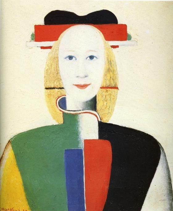 Kazimir Malevich. Girl with a Comb
 in Her Hair.