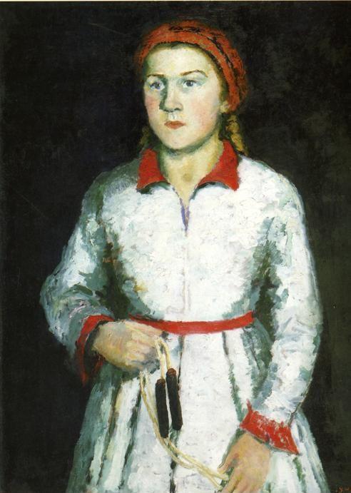 Kazimir Malevich. Portrait of Artist's
 Daughter.
