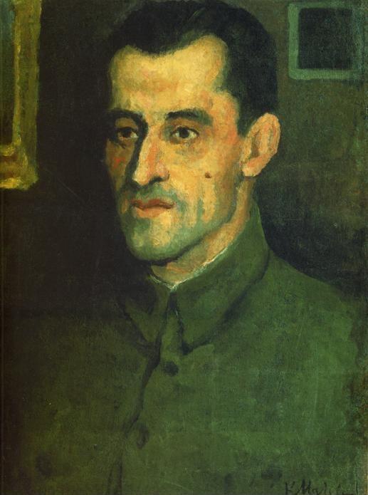 Kazimir Malevich. Portrait of V.A. Pavlov.