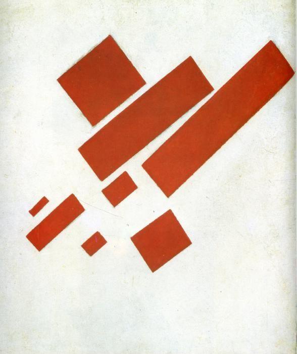 Kazimir Malevich. Suprematism with
 Eight Rectangles.