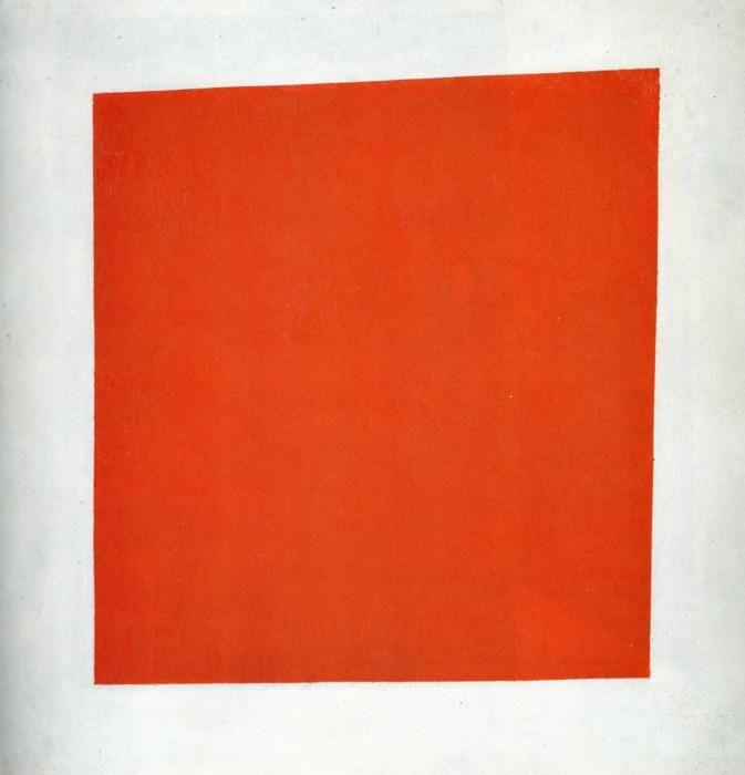 Kazimir Malevich. Red Square. Visual
 Realism of a Peasant Woman in Two Dimensions.