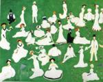 Kazimir Malevich. Rest. Society in
 Top Hats.