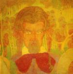 Kazimir Malevich. Sketch for fresco  (Self-portrait?).