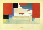 Suprematism. Sketch for a curtain.