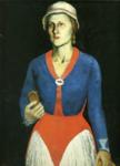Portrait of Artist's
 Wife N.A. Malevich.