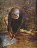 Masaccio. Rendering of the Tribute Money  (detail).