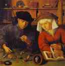Quentin Massys. The Moneylender and His Wife.