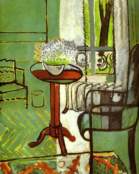 Henri Matisse. The Window (Interior with Forget-Me-Nots).