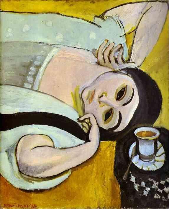Henri Matisse. Laurette's Head with a Coffee  Cup.
