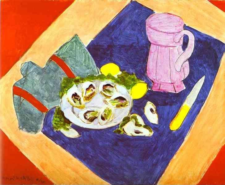 Henri Matisse. Still Life with Oysters.