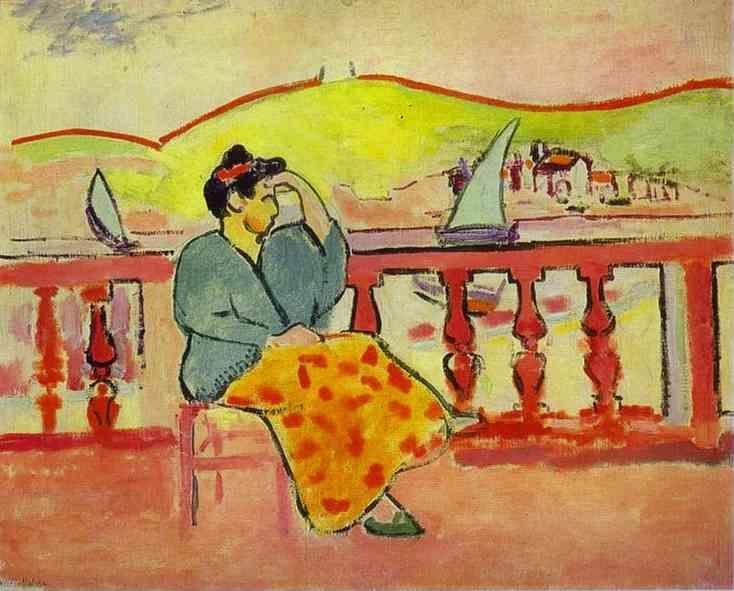 Henri Matisse. Lady on the Terrace.