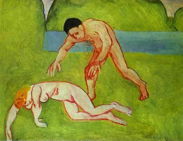 Henri Matisse. Satyr and Nymph.