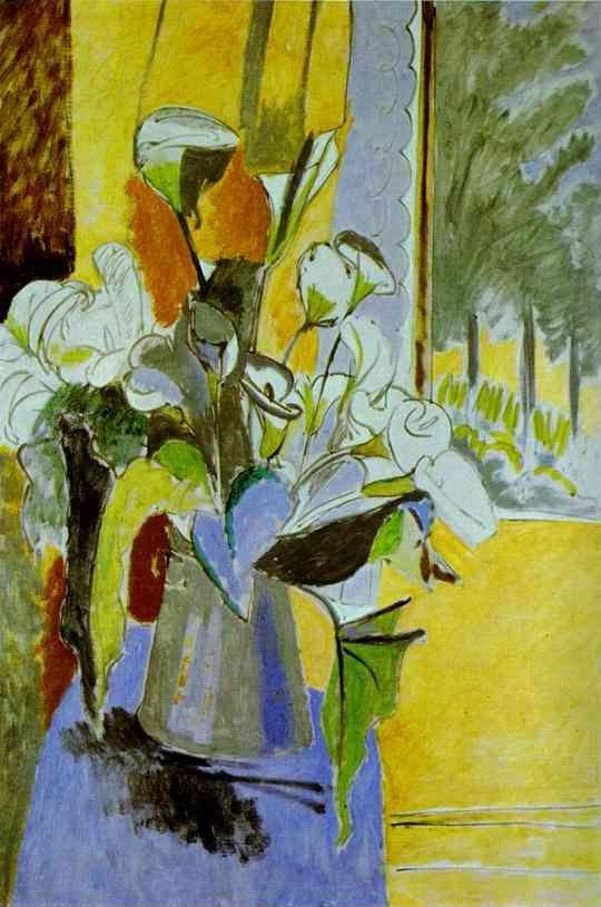 Henri Matisse. Bouquet of Flowers on the  Veranda.