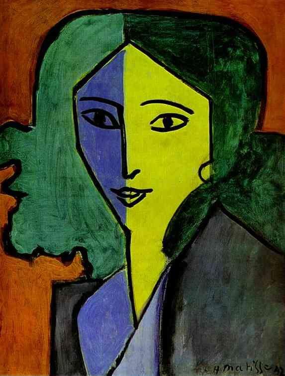 Henri Matisse. Portrait of Lydia Delectorskaya,  the Artist's Secretary.