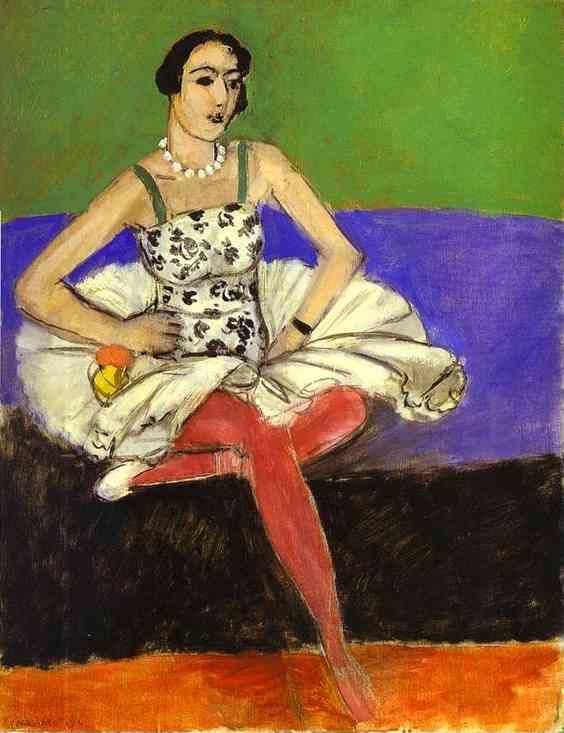 Henri Matisse. The Ballet Dancer. La danseuse.