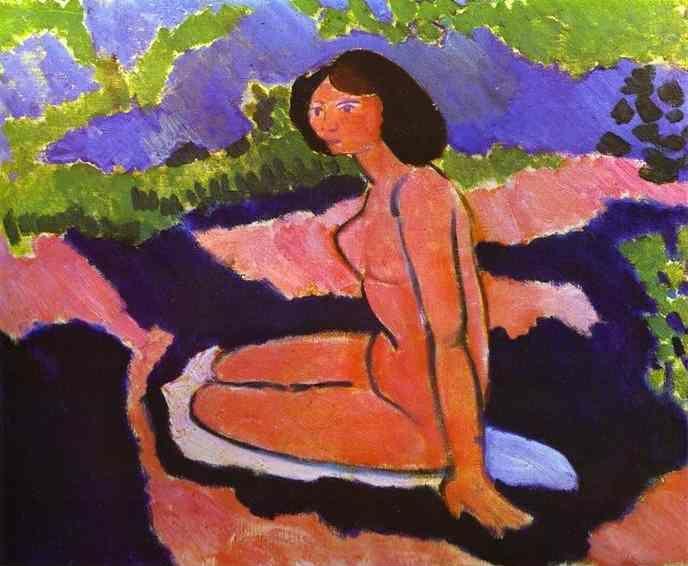 Henri Matisse. A Sitting Nude.