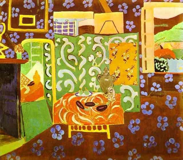 Henri Matisse. Interior in Aubergines.