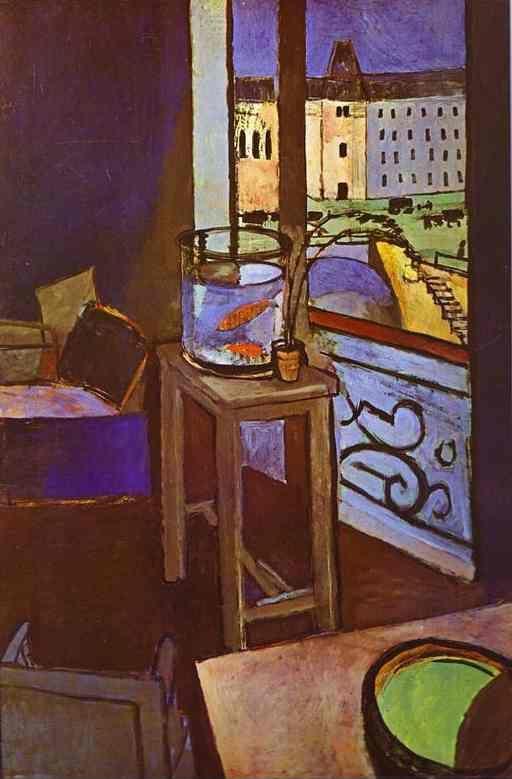 Henri Matisse. Interior with a Bowl with  Red Fish.