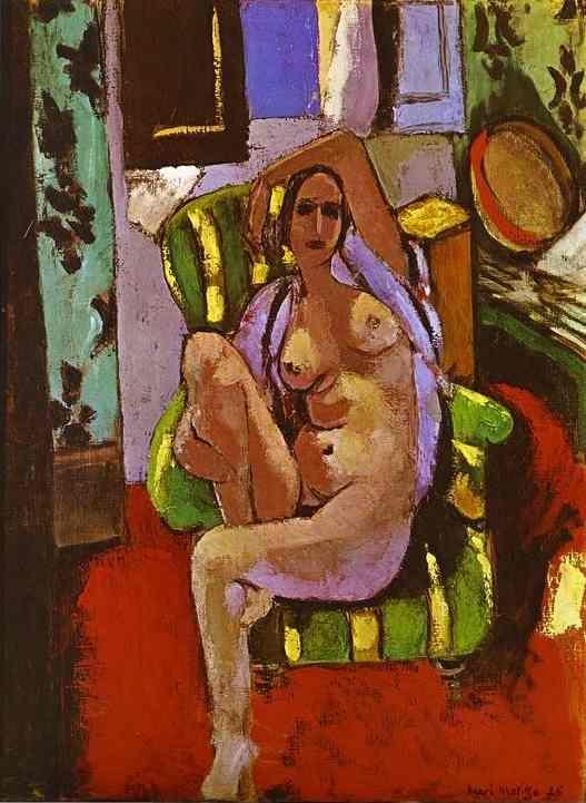 Henri Matisse. Nude Sitting in an Armchair.
