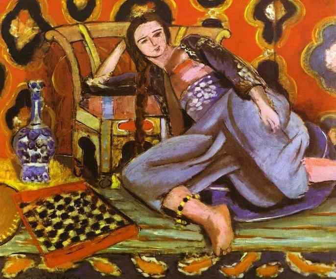 Henri Matisse. Odalisque on a Turkish Sofa.