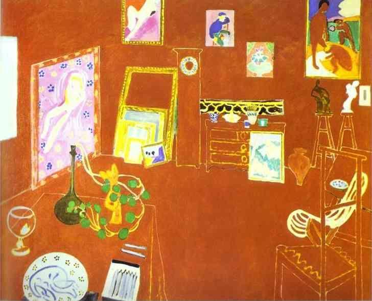 Henri Matisse. The Red Studio.
