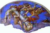 Michelangelo. The Last Judgment. Detail.