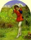 Sir John Everett Millais. Ferdinand  Lured by Ariel.
