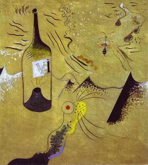 Joan Miró. Bottle of Vine.