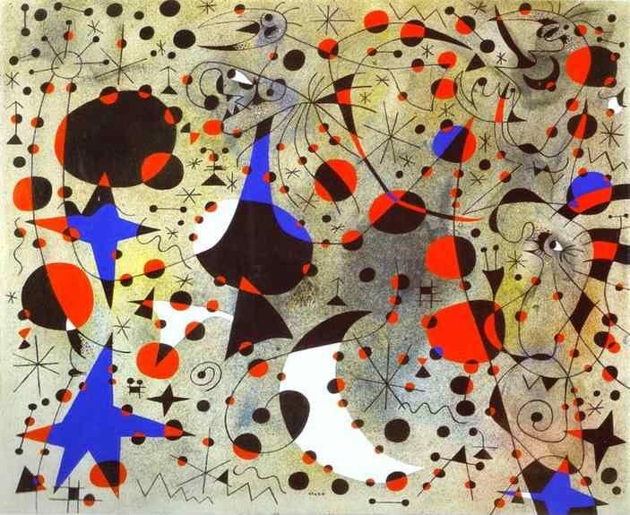 Joan Miró. The Nightingale's Song
 at Midnight and the Morning Rain.