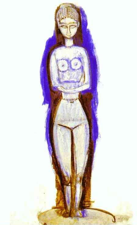 Amedeo Modigliani. Standing Nude.