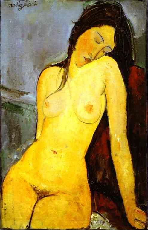 Amedeo Modigliani. Seated Nude.