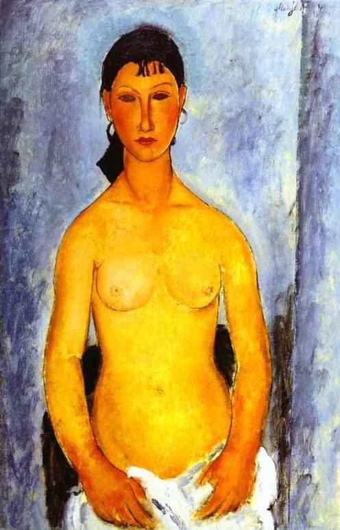 Amedeo Modigliani. Standing Nude - Elvira.