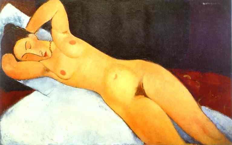 Amedeo Modigliani. Nude with Necklace.