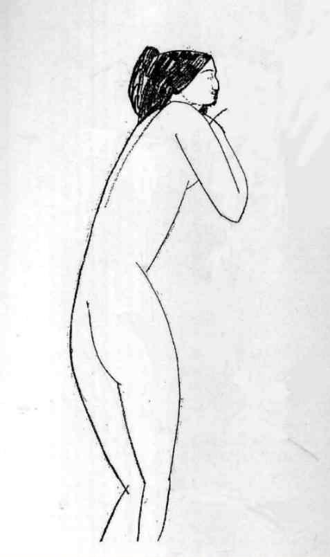Amedeo Modigliani. Nude (Anna Akhmatova).