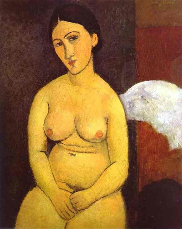 Amedeo Modigliani. Seated Nude.