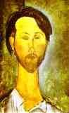 Amedeo Modigliani. Portrait of the Polish Poet and Art Dealer Leopold Zborovski (1889-1932).