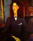 Portrait of Jean Cocteau.