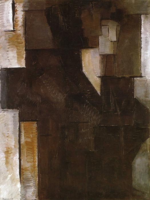 Piet Mondrian. Study of a Figure / Figuurstudie.