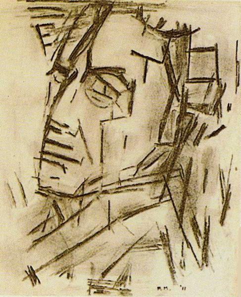 Piet Mondrian. Self-Portrait / Zelfportret.