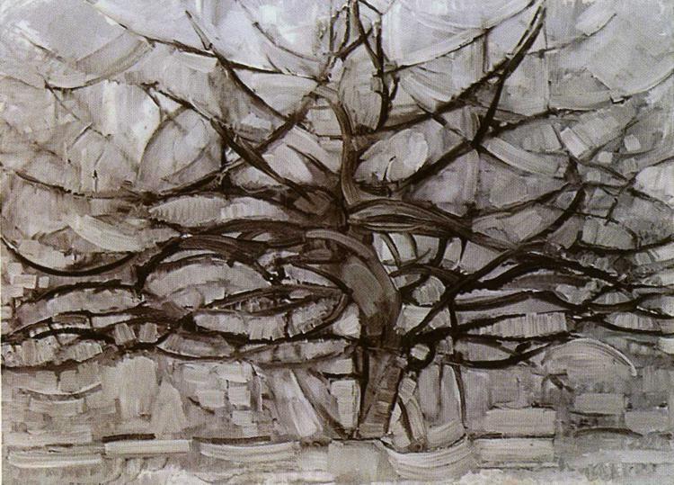 Piet Mondrian. The Grey Tree. / De grijze
 boom.