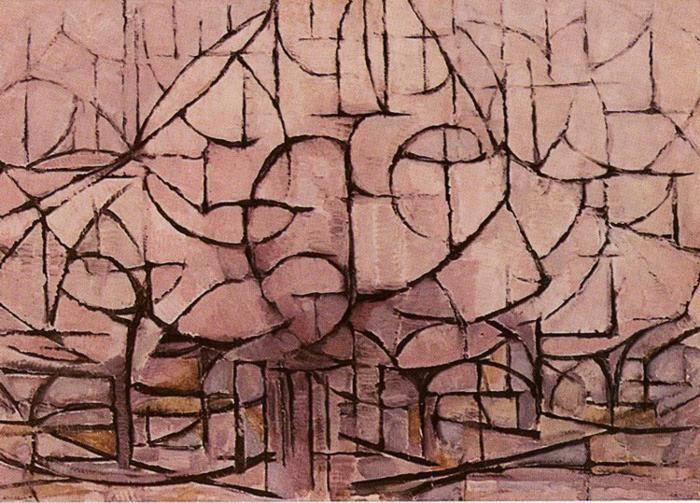 Piet Mondrian. Trees in Blossom. / Bloeiende
 bomen.