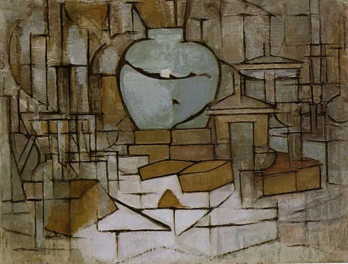 Piet Mondrian. Still Life with Ginger Jar
 II. / Stilleven met gemberpot II.