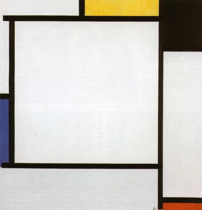 Piet Mondrian. Composition 2./ Compositie
 2.