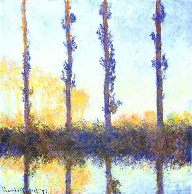 Claude Monet. Poplars. Four Trees.