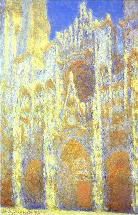 Claude Monet. The Rouen Cathedral at Twilight.