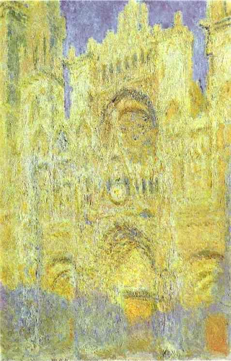 Claude Monet. The Rouen Cathedral in the Evening.